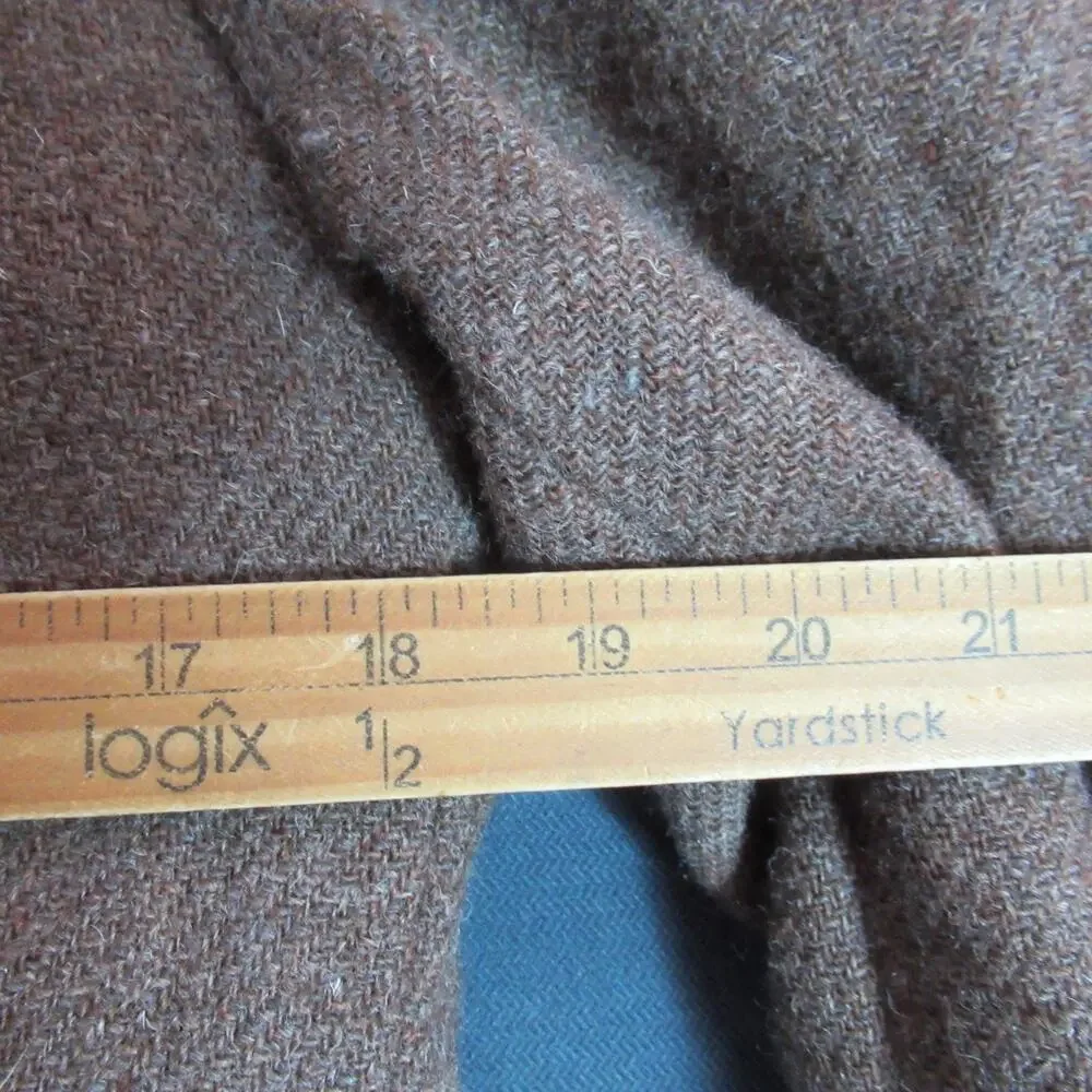 Vintage Andre Villard Blazer Mens Size 37R Brown Wool Jacket Geek Professor 90s